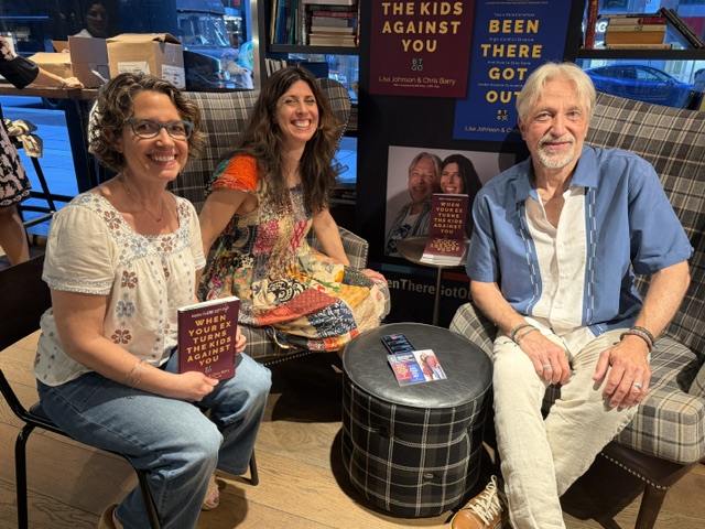 Chris Barry and Lisa Johnson with author Dr. Jill Leibowitz at the Been There Got Out book launch in New York