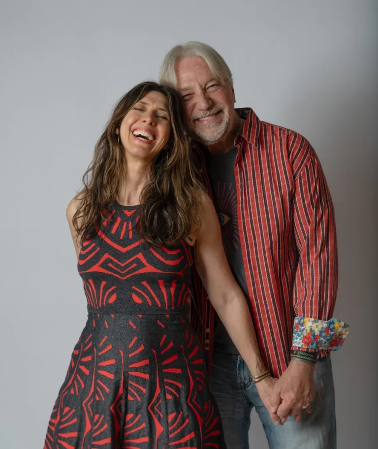 Chris Barry and Lisa Johnson, founders of Been There Got Out, laughing together