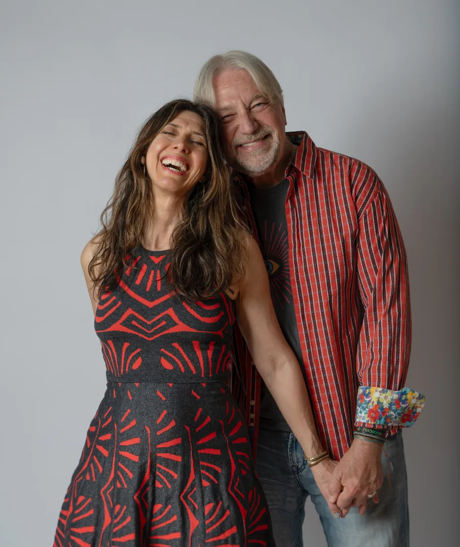 Chris Barry and Lisa Johnson, founders of Been There Got Out, laughing together